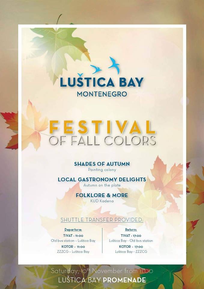 Festival of Fall Colours - Lustica Bay