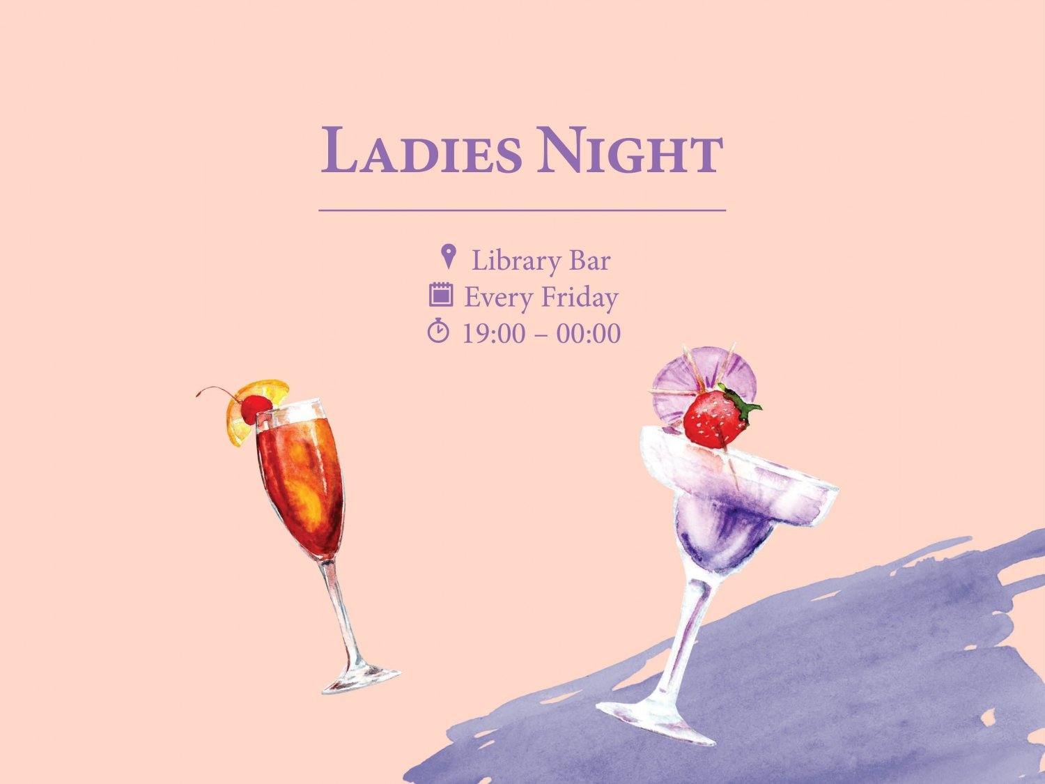Ladies Night at Library Bar