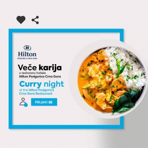 Curry Night at Hilton Podgorica