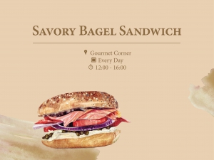 Savory Bagel Sandwich