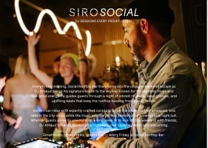 SIRO Social - DJ Sessions