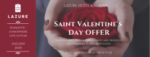 St. Valentine's Day Offer at Lazure Hotel & Marina