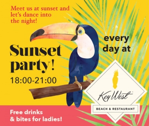 Sunset Party at Key West Beach