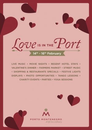 Valentine's Day in Coastal Porto Montenegro