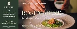 Winter Offer at Restaurant Rosemarine