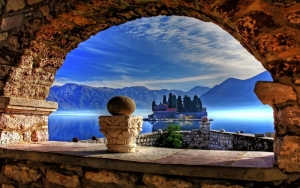 Mystical view across Kotor Bay
