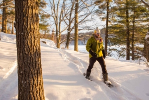 From Montreal: Mont-Saint-Bruno National Park Snowshoe Hike