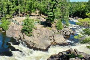 Montrealista: Treetop Trek, köysirata + ranta tai vesiputous.