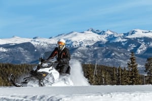 Laurentian Mountains: Guided Snowmobile Experience