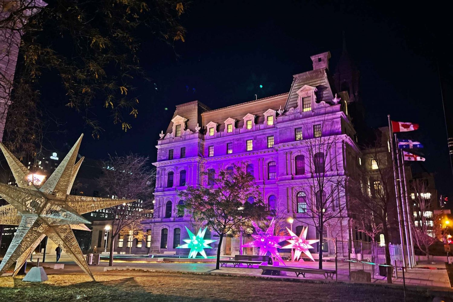 Visite privée de 3 heures de Montréal en soirée en voiture avec guide local