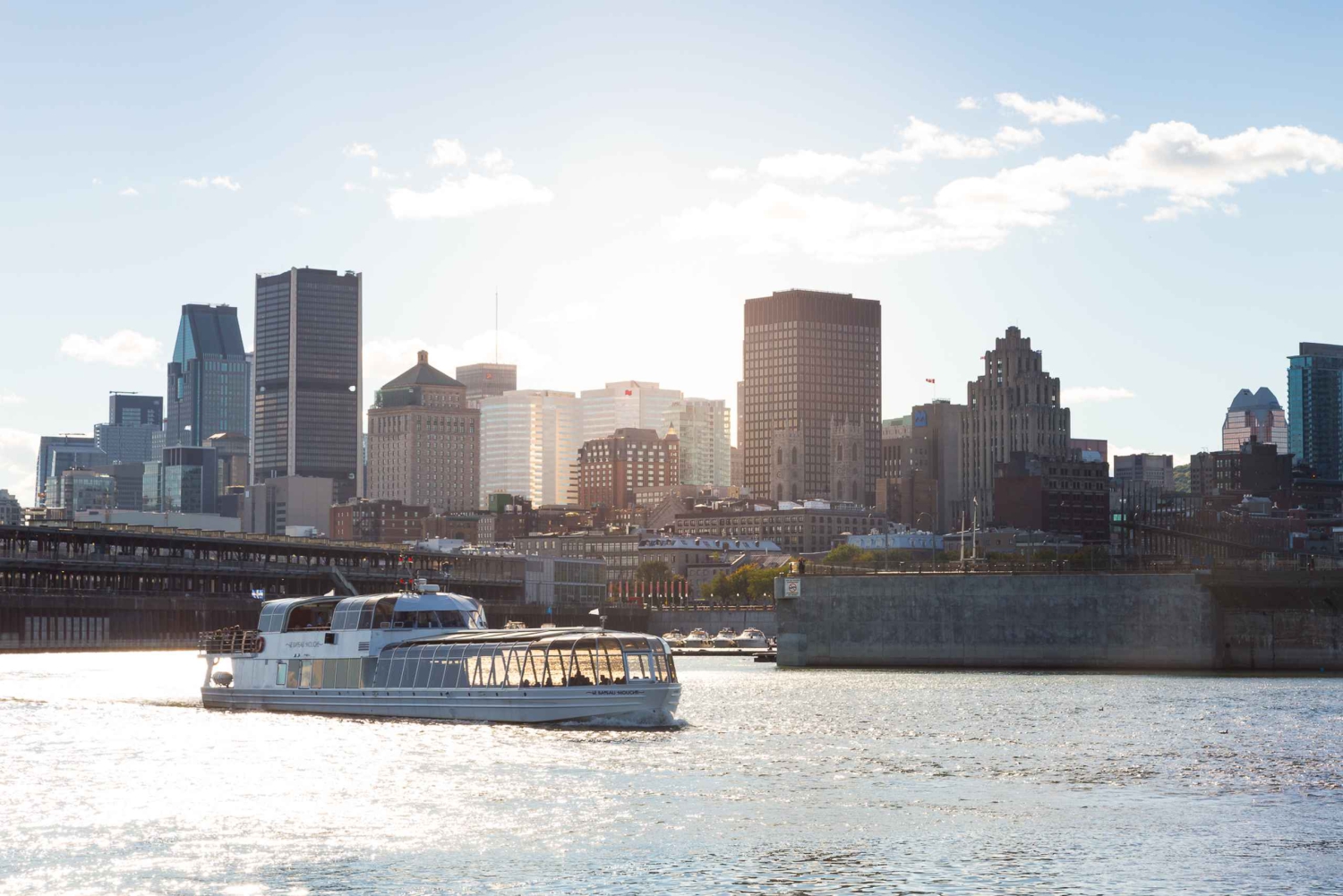 Montreal: Bateau-Mouche Cruise with A La Carte Dinner Option