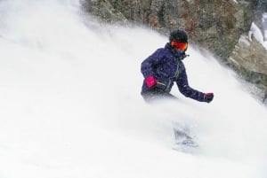 Montréal : Ski ou planche à neige guidée dans les forêts du Québec