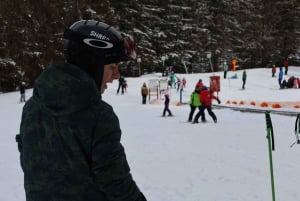 Montréal : Ski ou planche à neige guidée dans les forêts du Québec