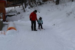 Montréal : Ski ou planche à neige guidée dans les forêts du Québec