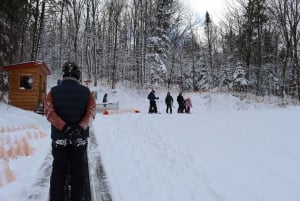 Montréal : Ski ou planche à neige guidée dans les forêts du Québec