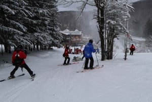 Montréal : Ski ou planche à neige guidée dans les forêts du Québec