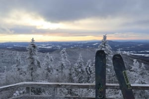 Montréal : Ski ou planche à neige guidée dans les forêts du Québec