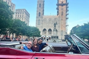 Montréal : Visite guidée en Cadillac décapotable vintage