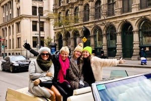 Montréal : Visite guidée en Cadillac décapotable vintage