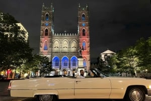 Montréal : Visite guidée en Cadillac décapotable vintage