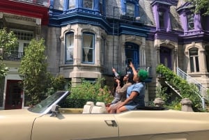 Montréal : Visite guidée en Cadillac décapotable vintage