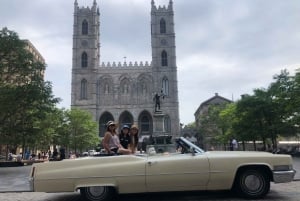 Montréal : Visite guidée en Cadillac décapotable vintage