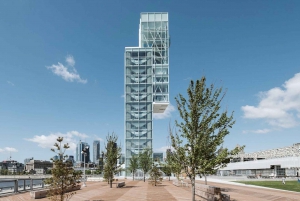 Port of Montreal Glass Tower Entry with Exhibits