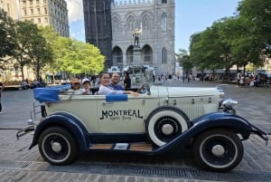 Montreal: Oförglömlig guidad tur i en vintage cabriolet från 1930-talet