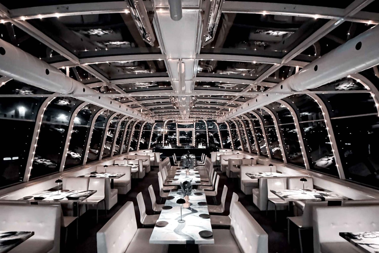 Old Port Montreal: Frosted Evening Dining Under the Stars