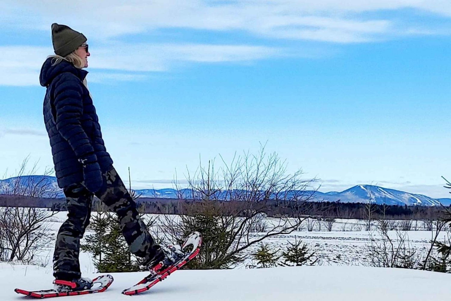 Saint-Jean-de-l'Île-d'Orléans: Self-Guided Snowshoeing Trip