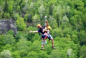 Tyroparc: Mega Ziplines and Hiking in the Laurentians