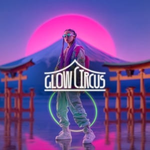Glow Circus: A Neon Circus Show with Japanese Influences