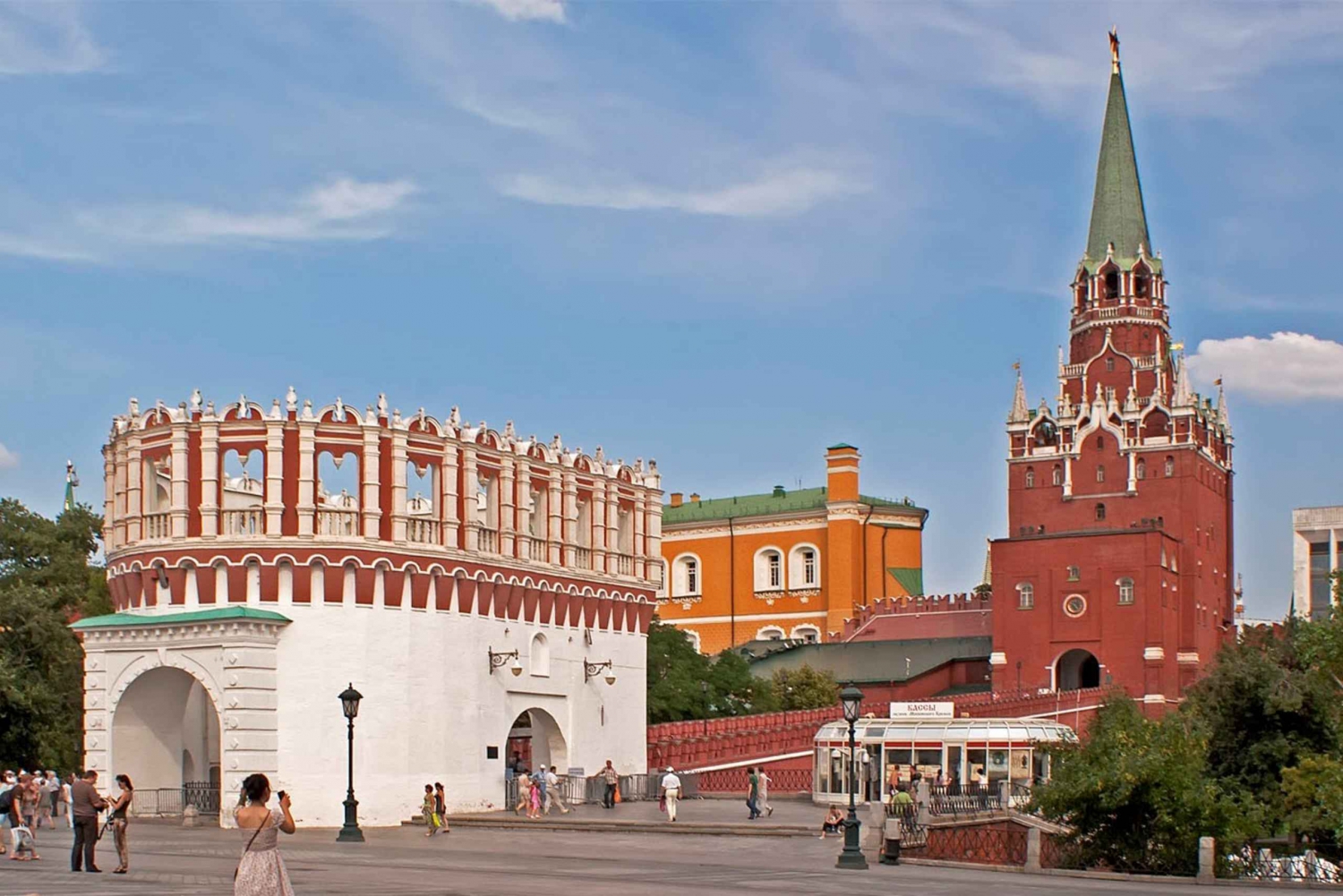 башни в московском кремле
