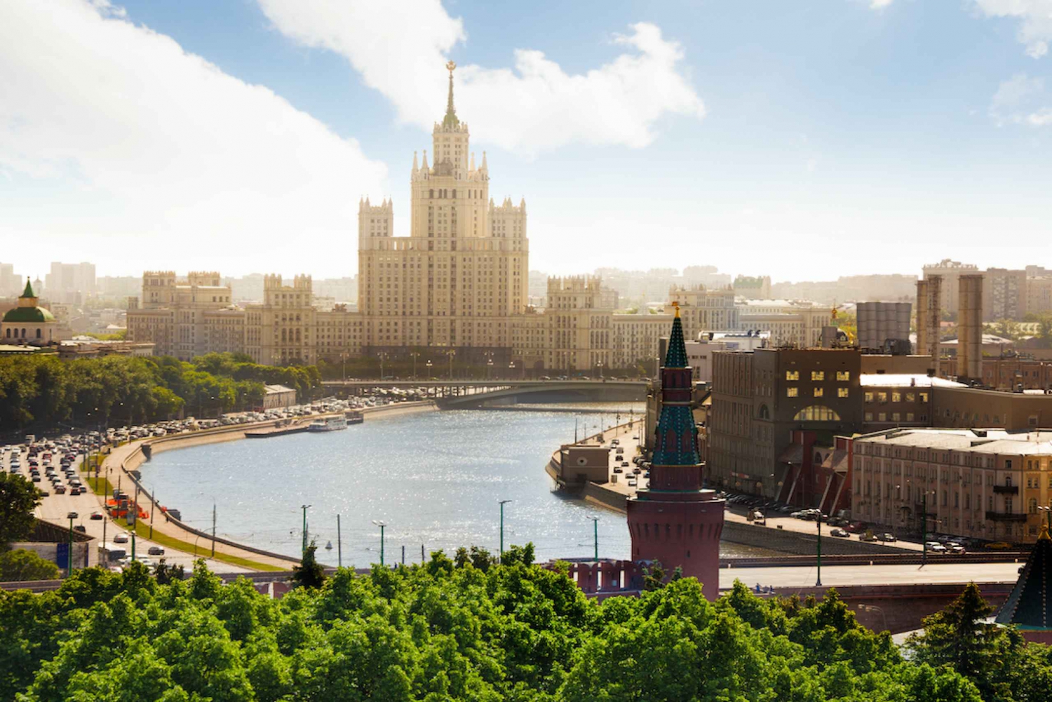 Moscow: City Walking Tour with Rooftop View