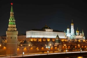Moscow: Private Night Tour with Pickup