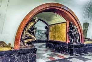Russian Metro and Izmaylovo Kremlin Courtyard Tour