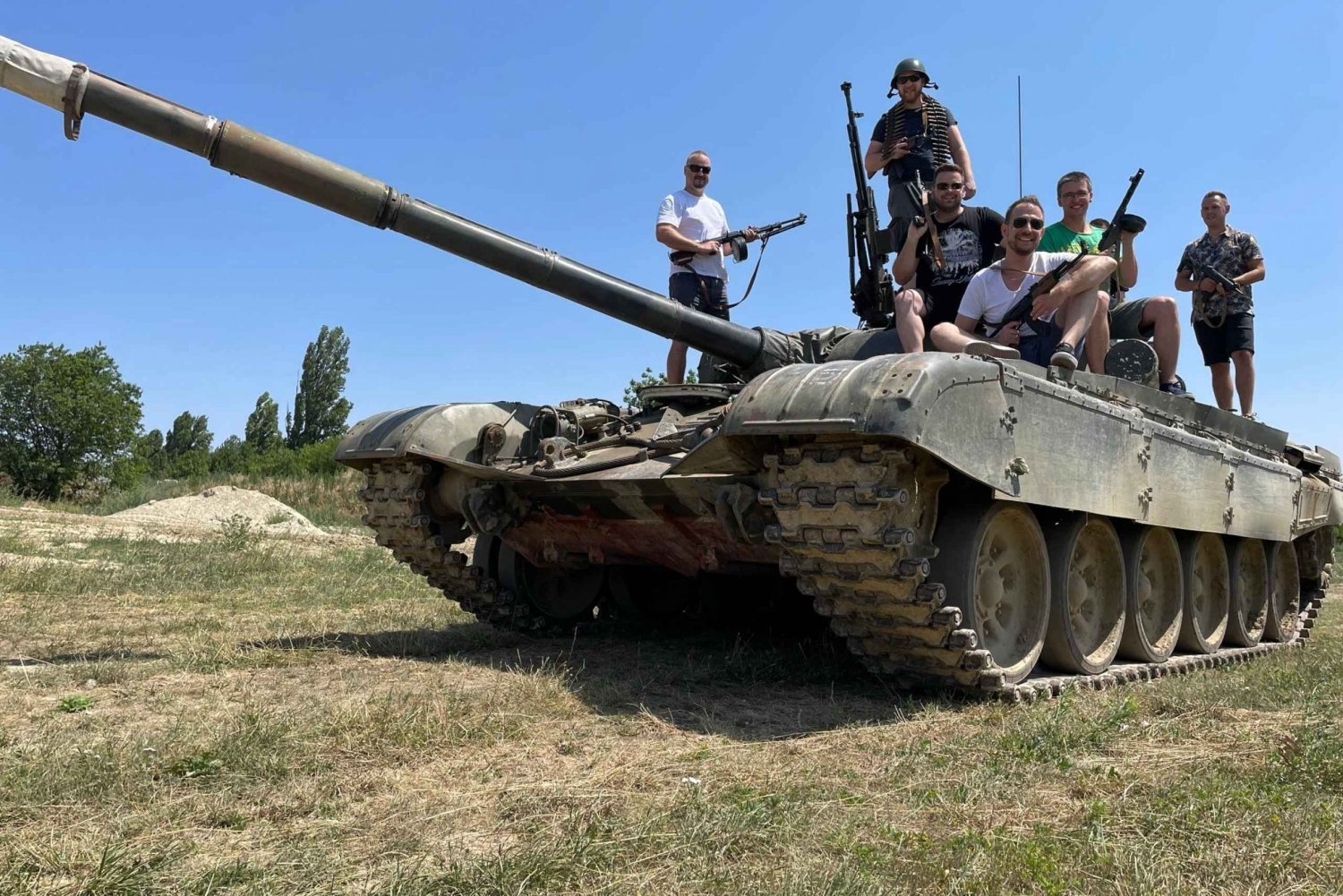 T-72 Tank Rijden Zware Metaal Ervaring