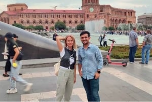 Walking Yerevan City Tour with 3 Brandy, 5 Wine & Gata