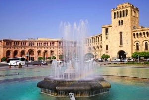 Walking Yerevan City Tour with 3 Brandy, 5 Wine & Gata