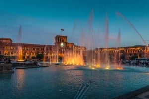 Walking Yerevan City Tour with 3 Brandy, 5 Wine & Gata