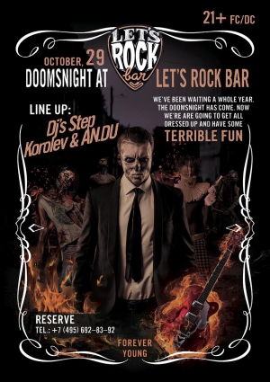 Halloween in Let's Rock Bar