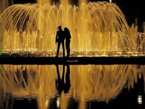 Fountains in the Tsaritsino Estate