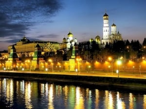 Kremlin by night