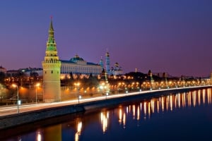 Kremlin by night