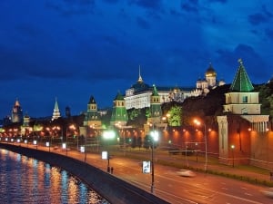 Kremlin by night