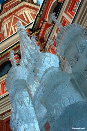 St.Basil's Church Ice figure