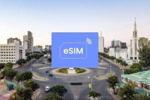 Maputo: Plano de dados móveis de roaming eSIM de Moçambique