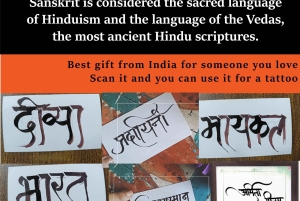 2-timers workshop i kalligrafi på et gammelt sprog i Mumbai