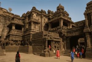 Tour privado de Aurangabad a Hampi, Badami, Ajanta y Ellora