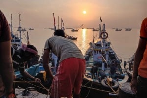 Mumbai : Visite du marché le matin.